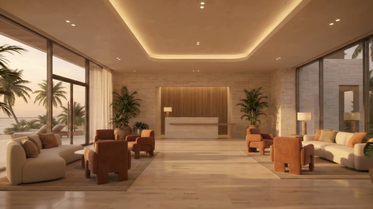 Ambiente do Hotel Brisa do Mar