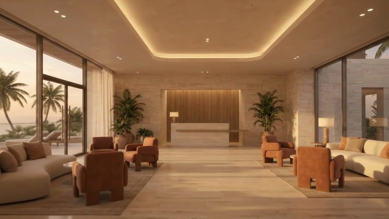 Ambiente do Hotel Brisa do Mar